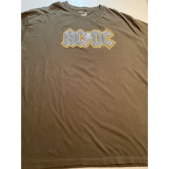American Eagle Outfitters Other - American Eagle AC/DC Graphic Band Tee Shirt Olive Green Brown Mens L/XL XL